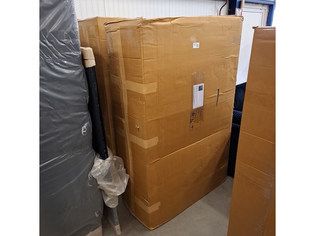 Buffetkast, mangohout, zwart - afbeelding 5 van  13