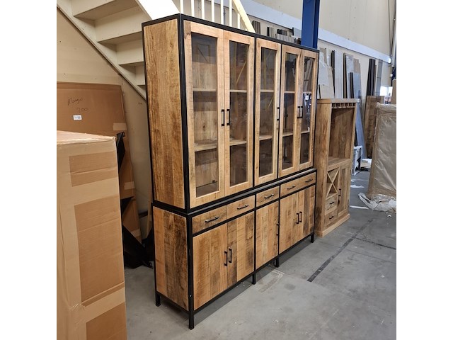 Buffetkast, mangohout - afbeelding 5 van  12