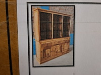 Buffetkast, mangohout - afbeelding 1 van  3