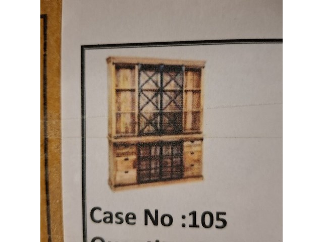 Buffetkast, mangohout - afbeelding 1 van  4