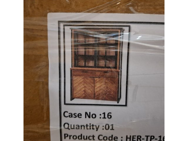 Buffetkast, mangohout - afbeelding 1 van  3