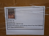 Buffetkast, mangohout - afbeelding 2 van  3