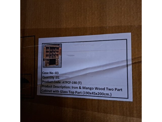 Buffetkast, mangohout - afbeelding 2 van  4