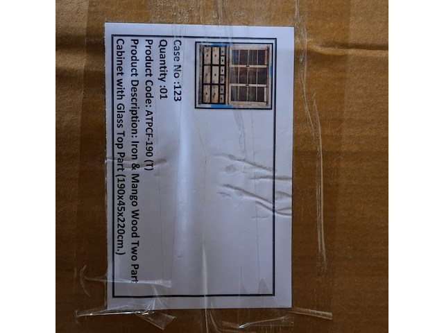 Buffetkast, mangohout - afbeelding 2 van  3