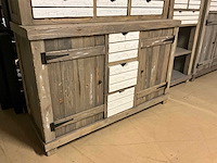 Buffetkast oud hout - afbeelding 3 van  6