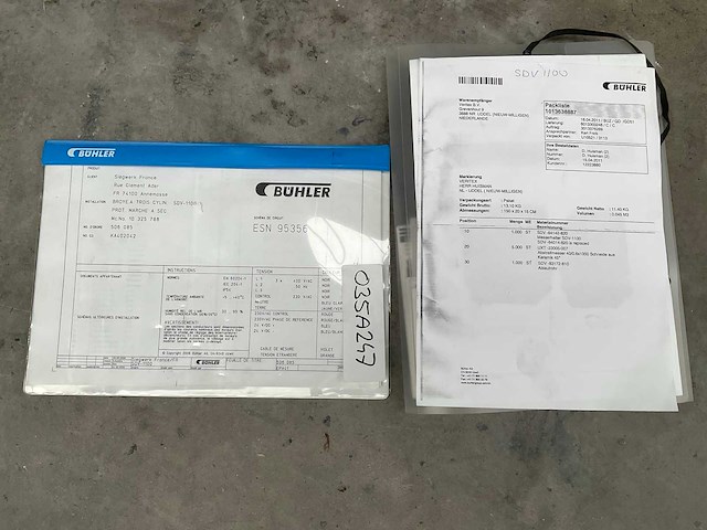 Bühler - sdv1100 - drie wals - afbeelding 8 van  17