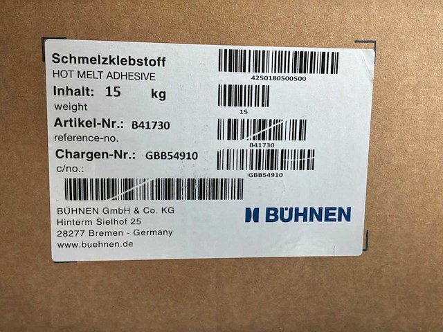 Buhnen hb 710 r pneumatische lijmpistool - afbeelding 4 van  13