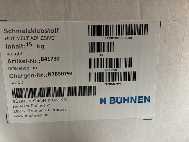 Buhnen hb 710 r pneumatische lijmpistool - afbeelding 5 van  13