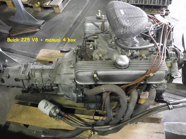 Buick 215 cid aluminum v8 engine & manual gearbox | original classic drivetrain - afbeelding 7 van  26