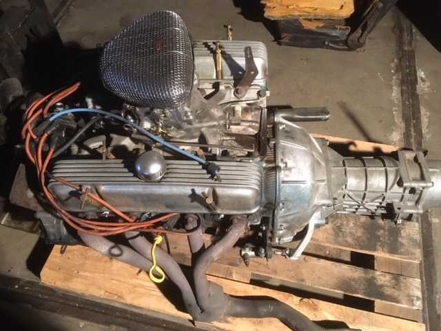 Buick 215 cid aluminum v8 engine & manual gearbox | original classic drivetrain - afbeelding 15 van  26