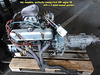 Buick 215 cid aluminum v8 engine & manual gearbox | original classic drivetrain - afbeelding 24 van  26