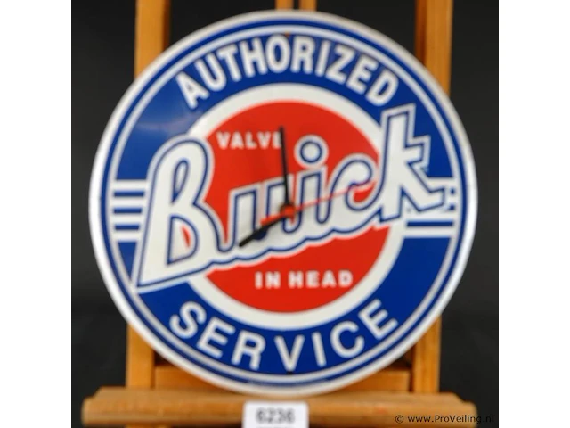 Buick authorized service-wandklok - afbeelding 1 van  4