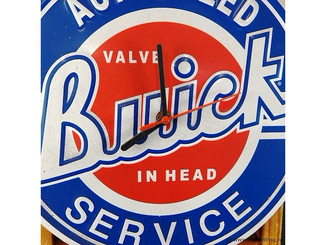 Buick authorized service-wandklok - afbeelding 3 van  4