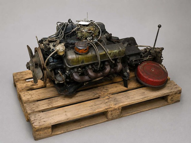 Buick engine & 4-speed manual gearbox | original classic drivetrain - afbeelding 4 van  4