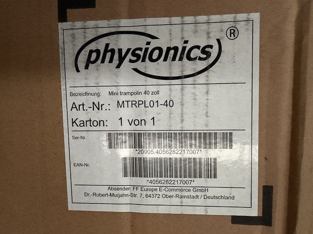 Buiktrainer, 1x trampoline physionics - afbeelding 3 van  3