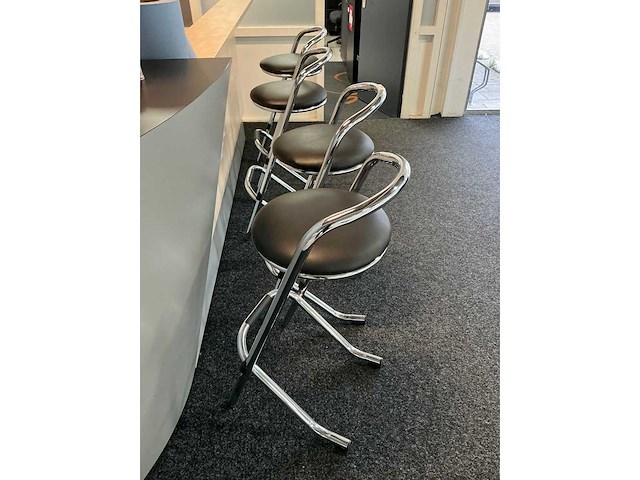 Buisframe barkruk (4x) - afbeelding 2 van  2