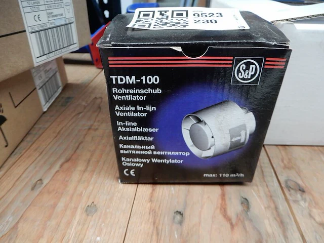 Buisventilator s&p, tdm-100, wit - afbeelding 1 van  1