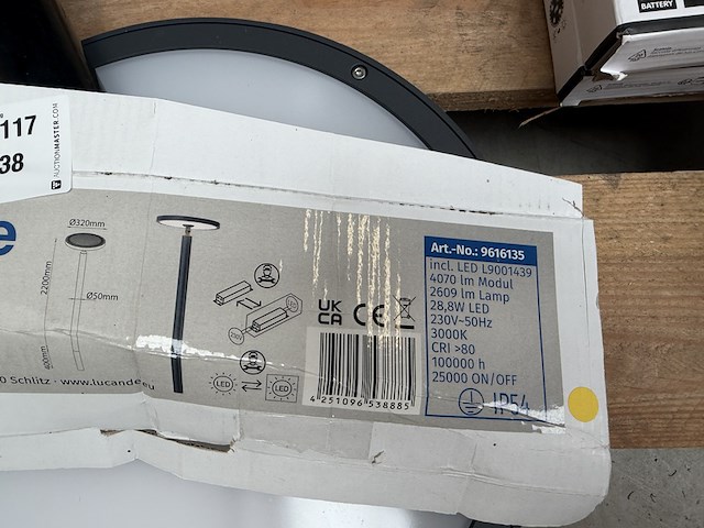 Buiten tuinlamp h260cm, lucande - afbeelding 3 van  3