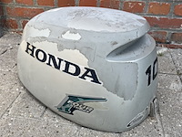 Buitenboordmotor kap, honda, bf10, grijs / chroom