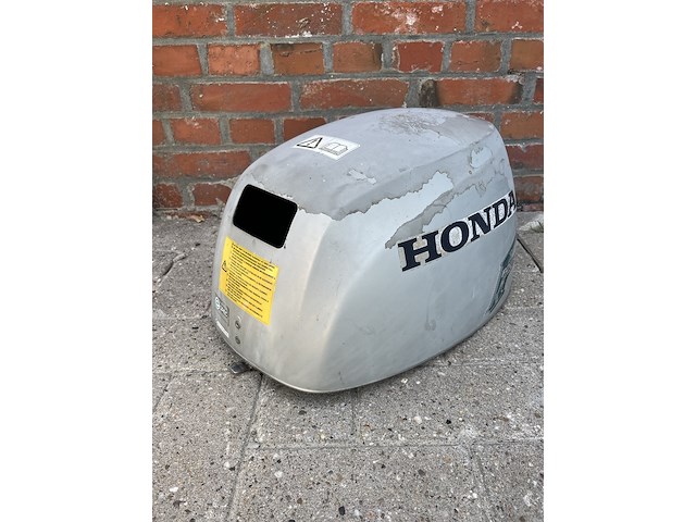 Buitenboordmotor kap, honda, bf10, grijs / chroom - afbeelding 2 van  6