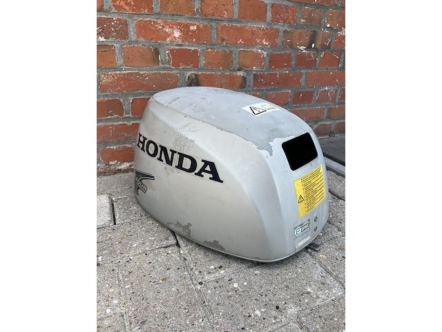 Buitenboordmotor kap, honda, bf10, grijs / chroom - afbeelding 3 van  6