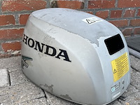 Buitenboordmotor kap, honda, bf10, grijs / chroom - afbeelding 3 van  6