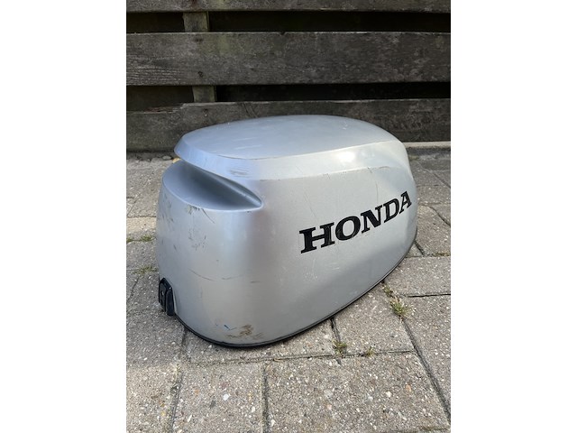 Buitenboordmotor kap, honda, bf20, grijs / chroom - afbeelding 3 van  7