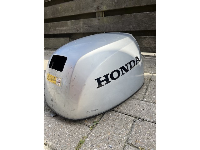 Buitenboordmotor kap, honda, bf20, grijs / chroom - afbeelding 5 van  7