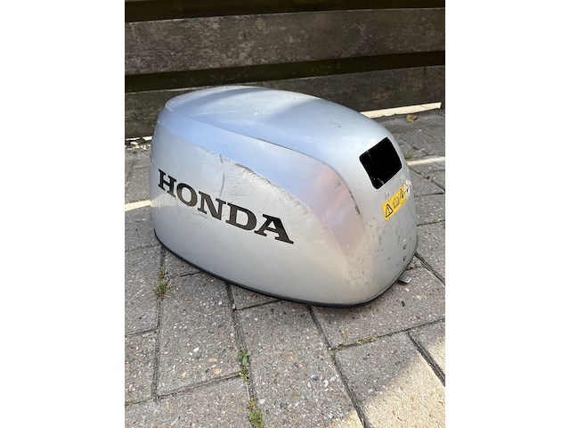 Buitenboordmotor kap, honda, bf20, grijs / chroom - afbeelding 6 van  7