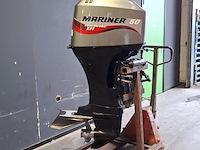 Buitenboordmotor, mercury / mariner, 50 pk / 4 takt, complete set met afstandsbediening en tank - afbeelding 12 van  24