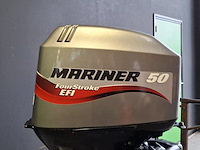 Buitenboordmotor, mercury / mariner, 50 pk / 4 takt, complete set met afstandsbediening en tank - afbeelding 18 van  24