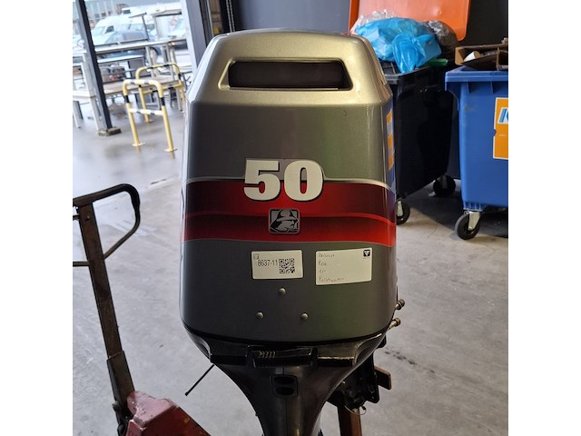 Buitenboordmotor, mercury / mariner, 50 pk / 4 takt, complete set met afstandsbediening en tank - afbeelding 23 van  24