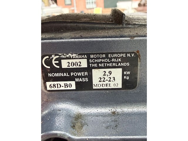 Buitenboordmotor, yamaha, 4 pk | kortstaart, 2002 - afbeelding 12 van  13