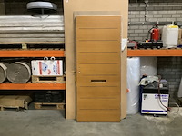 Buitendeur 87,5 x 201,5, bruin - afbeelding 1 van  2