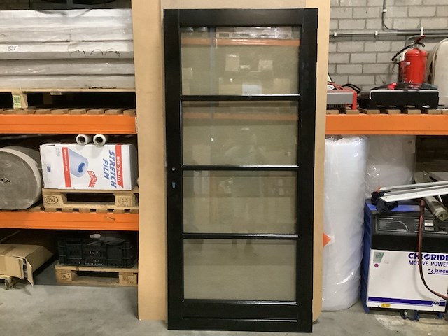 Buitendeur 93 x 201,5, antraciet/zwart - afbeelding 1 van  3