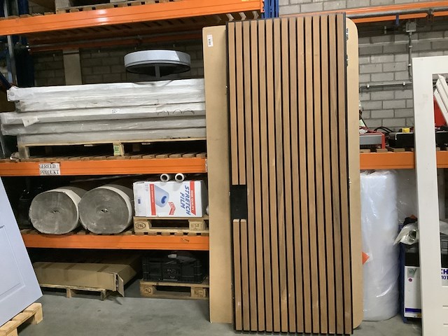 Buitendeur 93 x 240, zwart/bruin - afbeelding 1 van  7