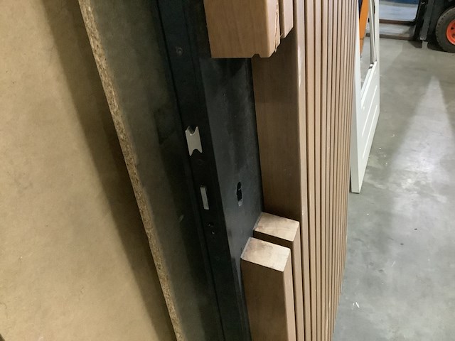 Buitendeur 93 x 240, zwart/bruin - afbeelding 2 van  7