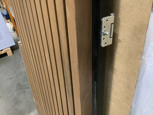 Buitendeur 93 x 240, zwart/bruin - afbeelding 3 van  7