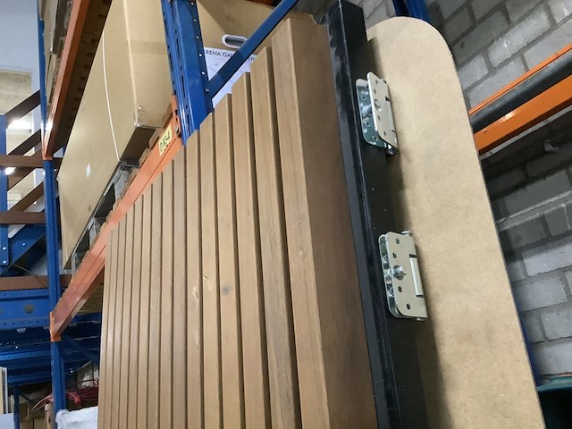 Buitendeur 93 x 240, zwart/bruin - afbeelding 5 van  7