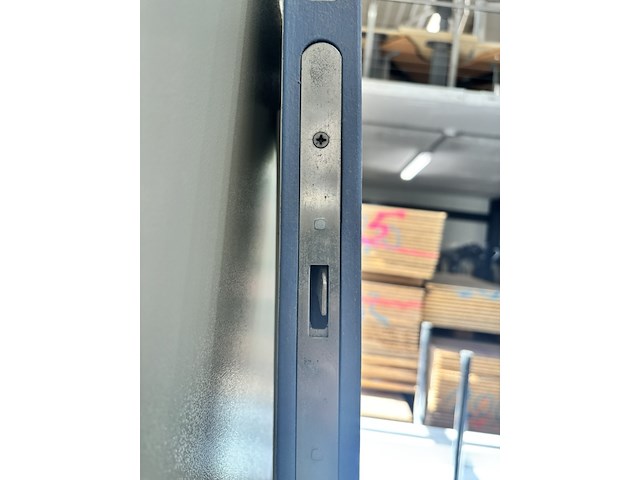 Buitendeur / voordeur, verweij houttechniek, blauw - afbeelding 5 van  7