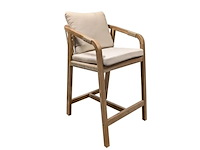 Buitengewoon boet ravona barstoel bruin - afbeelding 1 van  2