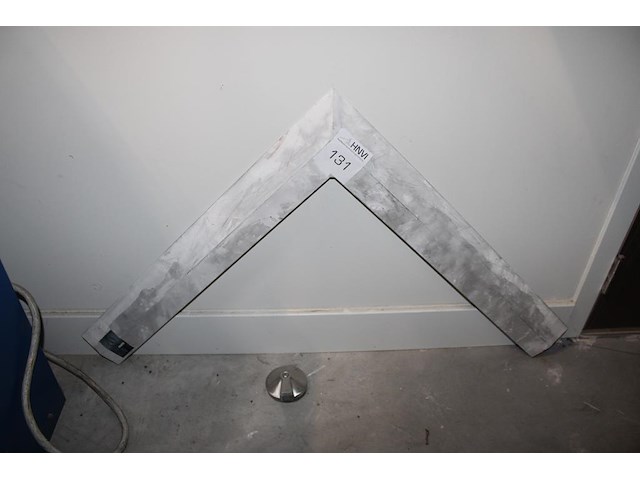 Buitenhoekprofiel afmeting 75 x 75 cm. - afbeelding 1 van  2