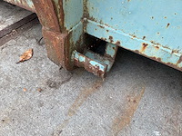 Buitenhuis flatbed plateau-oplegger met rongenrek - afbeelding 6 van  7