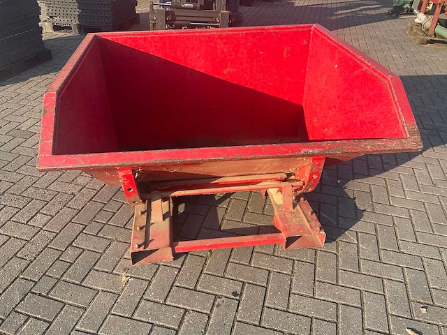 Buitenhuis kiepkantelbak 800 l heftruck toebehoren - afbeelding 5 van  5