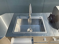 Buitenkeuken koelkast-hoek-wasbak-grill bbq - afbeelding 5 van  37