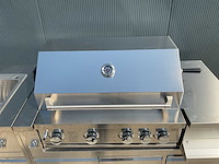 Buitenkeuken koelkast-hoek-wasbak-grill bbq - afbeelding 10 van  37