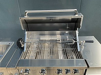 Buitenkeuken koelkast-hoek-wasbak-grill bbq - afbeelding 13 van  37