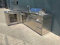 Buitenkeuken koelkast-hoek-wasbak-grill bbq - afbeelding 23 van  37