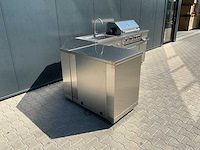Buitenkeuken koelkast-hoek-wasbak-grill bbq - afbeelding 33 van  37