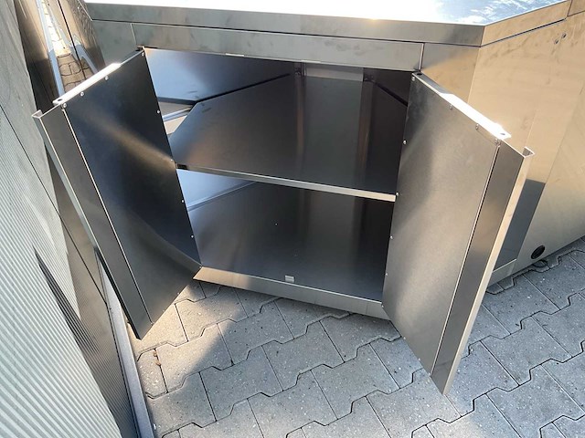 Buitenkeuken koelkast-hoek-wasbak-grill bbq - afbeelding 4 van  46